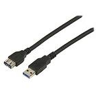 HQ USB A - USB A M-F 3.0 3m