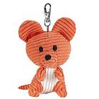 Mjukdjur mus Piip velvet 8,5cm med clip