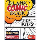 Blank Comic Book for Kids (Ages 4-8, 8-12)