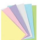 Anteckningsrefill A5 Filofax prickad pastell