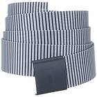 Sebo 6047ER10 stötbandage design (Stripes) för airbelt K/C, silver/svart