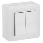 Schneider Electric WDE002974 Strömbrytare utvändig, IP44, vit Kron