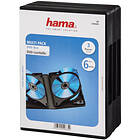 Hama 6 Box DVD Jewel Case pack of 3 black