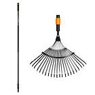 Fiskars Lövräfsa Quikfit Stål 20P Inkl Skaft 156Cm