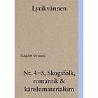 Adriana Aires Rastén, Karl Daniel Törnkvist, Tone Hødnebø, Eva-Stina Byggmästar, Mats O Svensson: Lyrikvännen 4-5(2022)