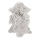 Skinnwille Fårskinnsfäll Shansi Snowtop Lightgrey 95x55cm 