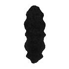 Skinnwille Fårskinn Curly Dubbelt Black 180 60