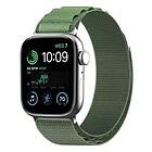 Artic Elastiskt nylon Armband Apple Watch SE 2022 (40mm) Army