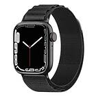 Artic Elastiskt nylon Armband Apple Watch 7 (41mm) Svart