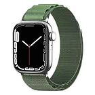 Artic Elastiskt nylon Armband Apple Watch 7 (41mm) Army