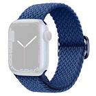 Skalo Flätat tygarmband Apple Watch 42/44/45/49mm Blå