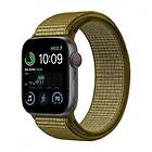 Nylon Armband Apple Watch SE 2022 (44mm) Olive flak