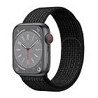 Nylon Armband Apple Watch 8 (45mm) Black/white