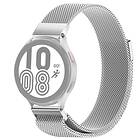 Skalo Milanese Loop till Samsung Watch 4 Classic 46mm Silver