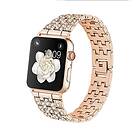 Skalo Länkarmband Bling Apple Watch 38/40/41mm Rosa