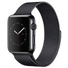 Skalo Milanese Loop Apple Watch 42/44/45/49mm Svart