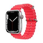 RIB Sport Armband Apple Watch 7 (45mm) Röd
