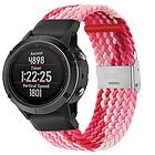 Flätat Elastiskt Armband Garmin Fenix 5 Gradientred