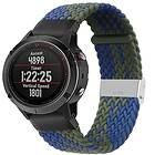 Flätat Elastiskt Armband Garmin Fenix 5X Blågrön