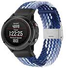 Flätat Elastiskt Armband Garmin Fenix 5X Gradient blue
