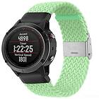 Flätat Elastiskt Armband Garmin Fenix 5X Pistachio