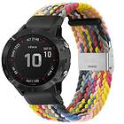 Flätat Elastiskt Armband Garmin Fenix 6 Rainbow