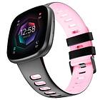 Twin Sport Armband Fitbit Sense 2 Svart/rosa