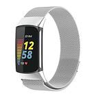 Milanese Loop-armband till Fitbit Charge 5 Silver