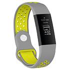 EBN Sport Armband Fitbit Charge 3 Grey/gul