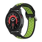 EBN Sport Armband Samsung Galaxy Watch 5 Pro 45mm Svart/Grön