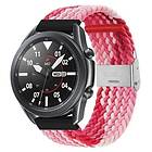 Flätat Elastiskt Armband Samsung Galaxy Watch 3 (41mm) Gradientred