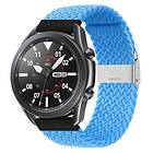 Flätat Elastiskt Armband Samsung Galaxy Watch 3 (41mm) Skyblue