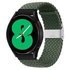 Flätat Elastiskt Armband Samsung Galaxy Watch 4 (40mm) Army