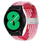 Flätat Elastiskt Armband Samsung Galaxy Watch 4 (44mm) Gradientred