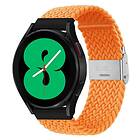 Flätat Elastiskt Armband Samsung Galaxy Watch 4 (44mm) Orange