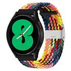 Flätat Elastiskt Armband Samsung Galaxy Watch 4 (44mm) Rainbow