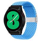 Flätat Elastiskt Armband Samsung Galaxy Watch 4 (44mm) Skyblue