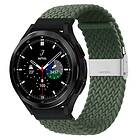 Flätat Elastiskt Armband Samsung Galaxy Watch 4 Classic (42mm) Army