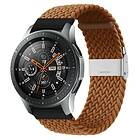 Flätat Elastiskt Armband Samsung Galaxy Watch 46mm Brun