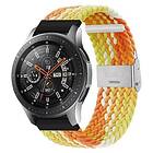 Flätat Elastiskt Armband Samsung Galaxy Watch 46mm Gradient orange