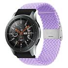 Flätat Elastiskt Armband Samsung Galaxy Watch 46mm Ljuslila