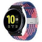 Flätat Elastiskt Armband Samsung Galaxy Watch Active 2 (40mm) Blue