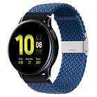 Flätat Elastiskt Armband Samsung Galaxy Watch Active 2 (40mm) Blå