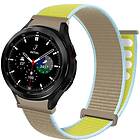 Nylon Armband No-Gap Samsung Galaxy Watch 4 Classic (46mm) Camel