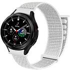 Nylon Armband No-Gap Samsung Galaxy Watch 4 Classic (42mm) Summit Wh