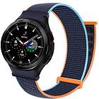 Nylon Armband No-Gap Samsung Galaxy Watch 4 Classic (46mm) Deep Navy