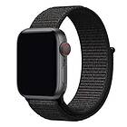 Apple Watch 42mm Nylon Armband Black Pink