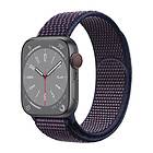 Nylon Armband Apple Watch 8 (45mm) Indigo