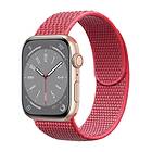 Nylon Armband Apple Watch 8 (41mm) Hibiskus