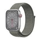 Nylon Armband Apple Watch 8 (45mm) Spuce Fog